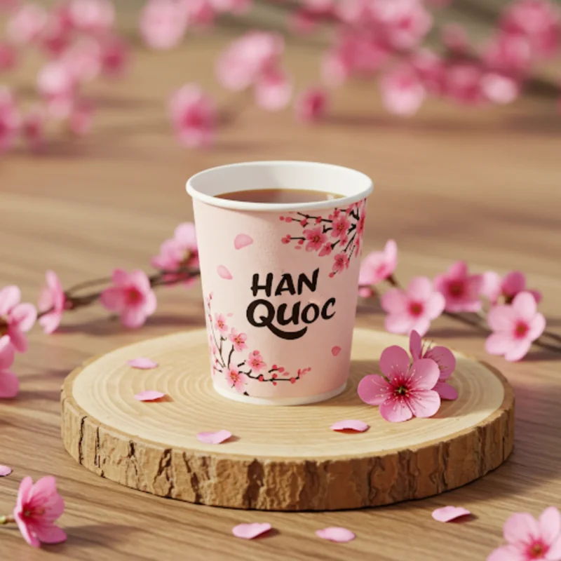 Mua cốc giấy Hàn Quốc ở đâu thiết kế đẹp, chất lượng, giá tốt nhất